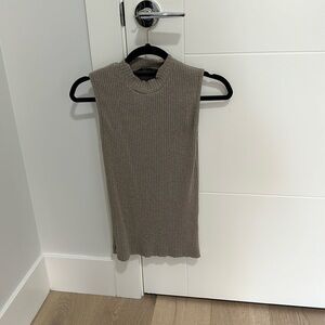 Club Monaco mock neck knitted shirt